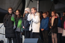 Pěvecké vystoupení na Svatomartinském koštu