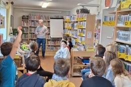 Třeťáčci na besedě v knihovně