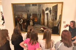 8. A a 8. B na programu Na stopě v Národní galerii